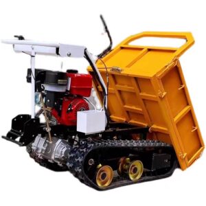 Petrol engine 1*0.65m crawler dumper with bucket